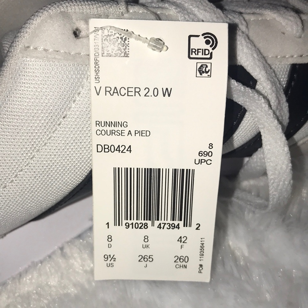 Adidas V Racer 2.0 women’s shoes size 7.5 & 9.5 - Picture 5 of 6